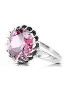 Sterling silver 925 Amethyst Ring Vintage style vrc035s